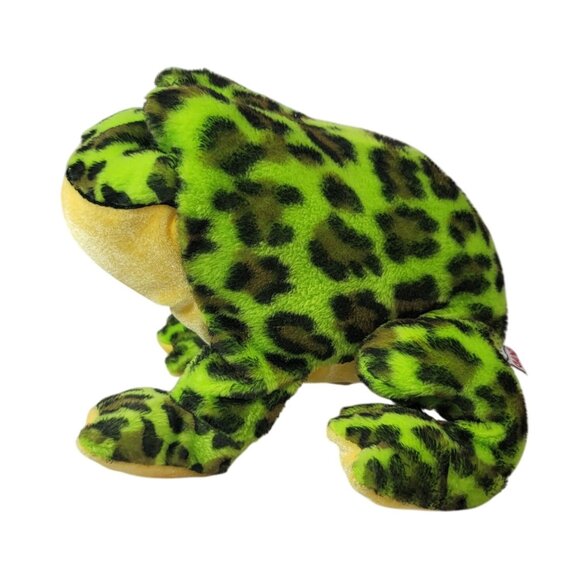 2/$15 Webkinz Bullfrog Plush Green Frog Stuffed Animal Beans Ganz No Codes HM114 - Picture 4 of 11